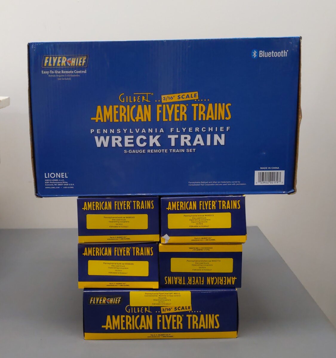 American Flyer 1917010 Pennsylvania Wreck S Gauge Diesel Train Set