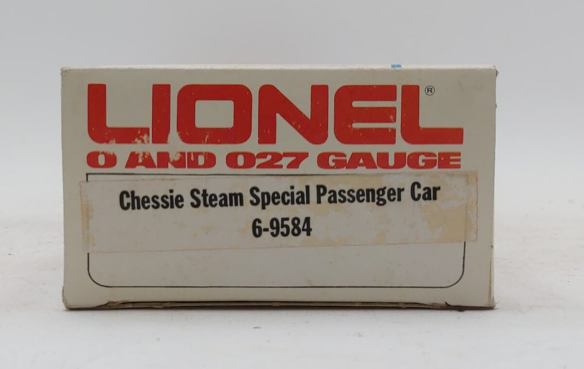 Lionel 6-9584 O Gauge Chessie Steam Special Passenger Car LN/Box