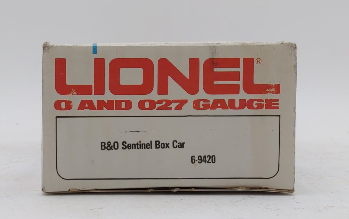 Lionel 6-9420 O Gauge Baltimore & Ohio Sentinel Boxcar