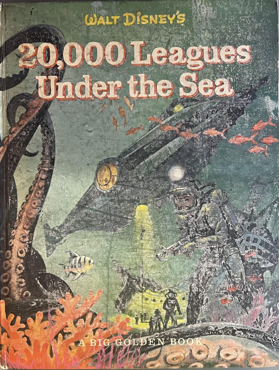 Walt Disney's 20,000 Leagues Under the Sea Hardcover Book By Elizabeth Beecher