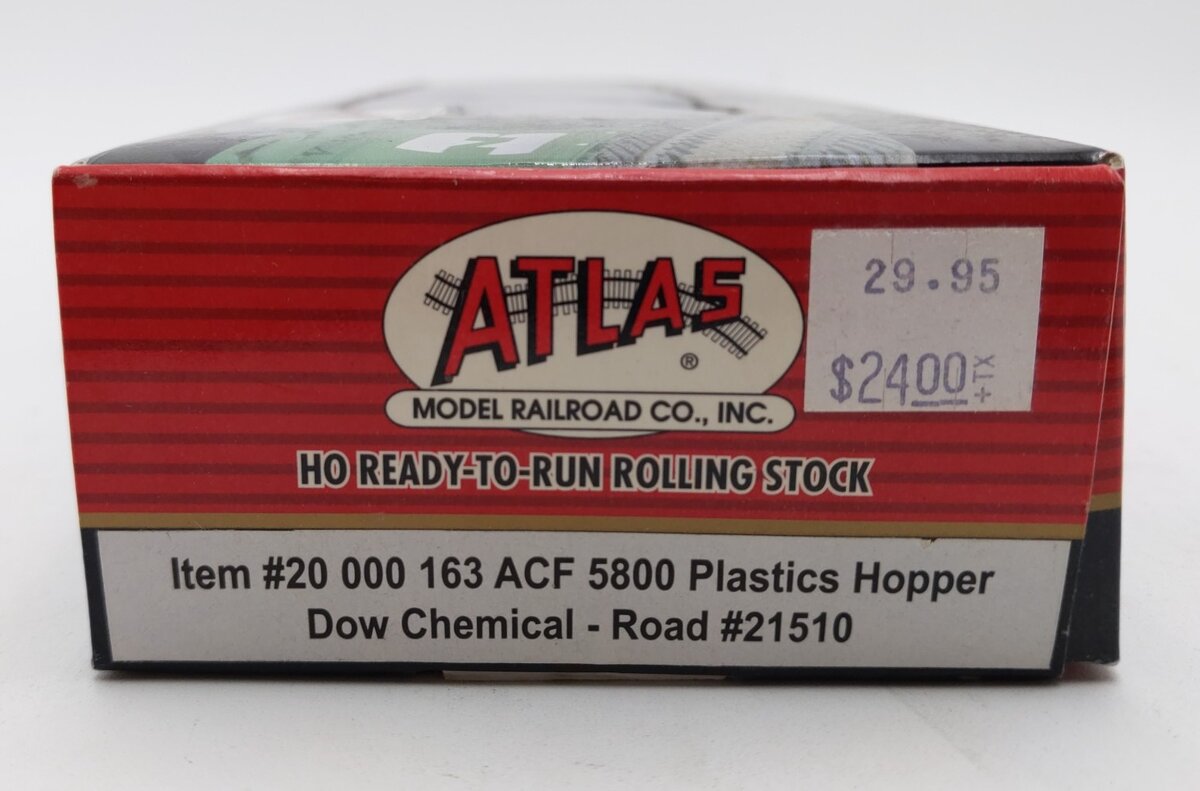 Atlas 20000163 HO DOWX ACF 5800 Plastics Hopper #21510
