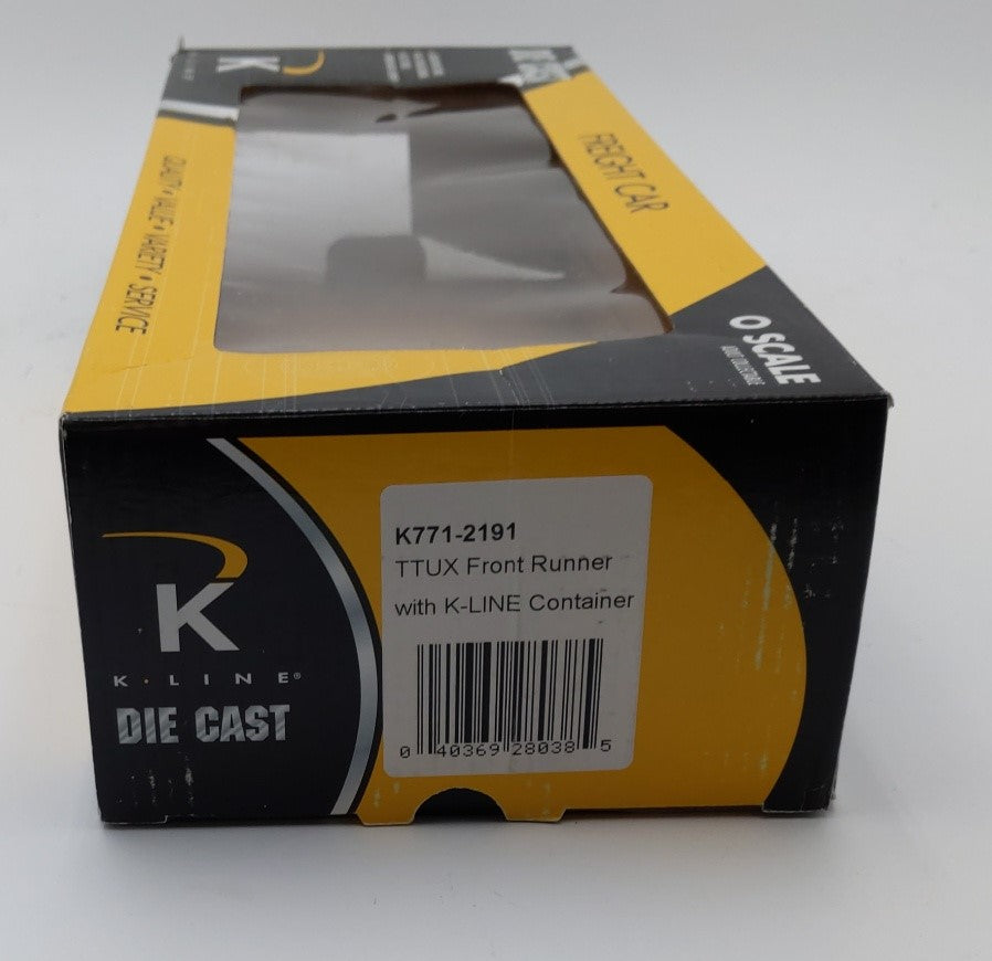 K-Line K771-2191 TTUX Front Runner w/K-Line Container LN/Box