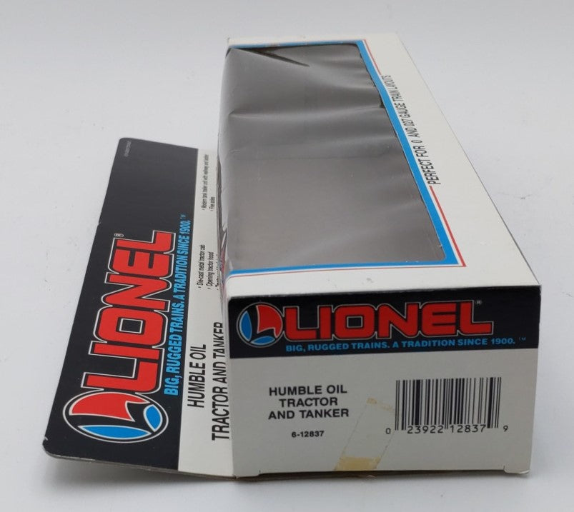 Lionel 6-12837 O Gauge Humble Oil Tractor Trailer & Tanker LN/Box