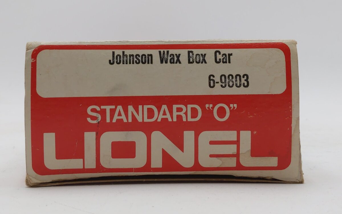 Lionel 6-9803 O Gauge Johnson Wax Box Car LN/Box