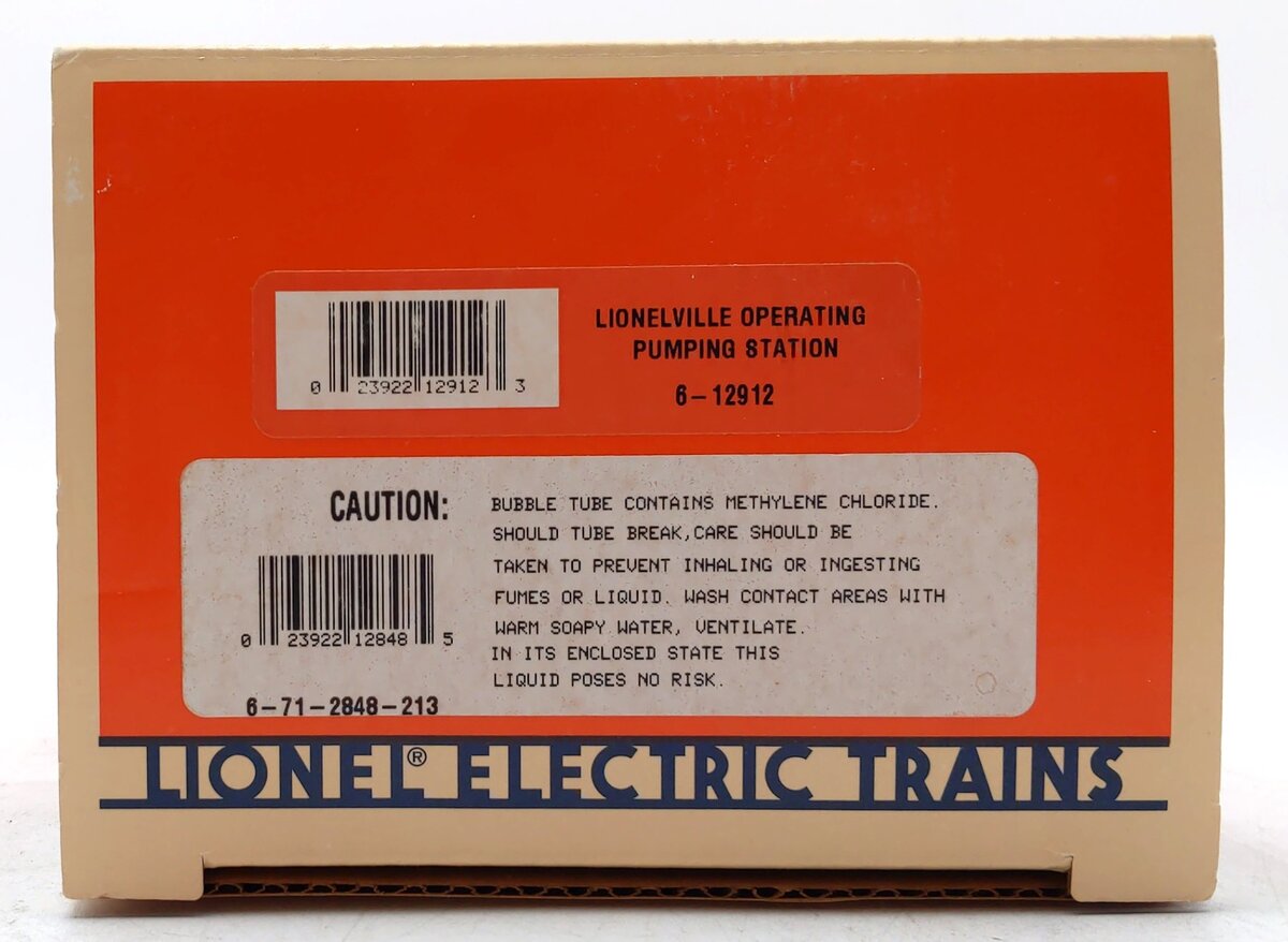 Lionel 6-12912 O Lionelville Operating Pumping Station VG/Box