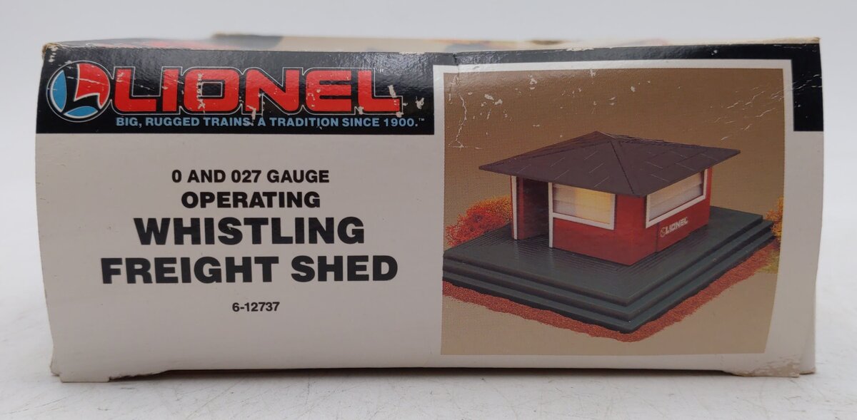 Lionel 6-12737 O Operating Whistling Freight Shed LN/Box