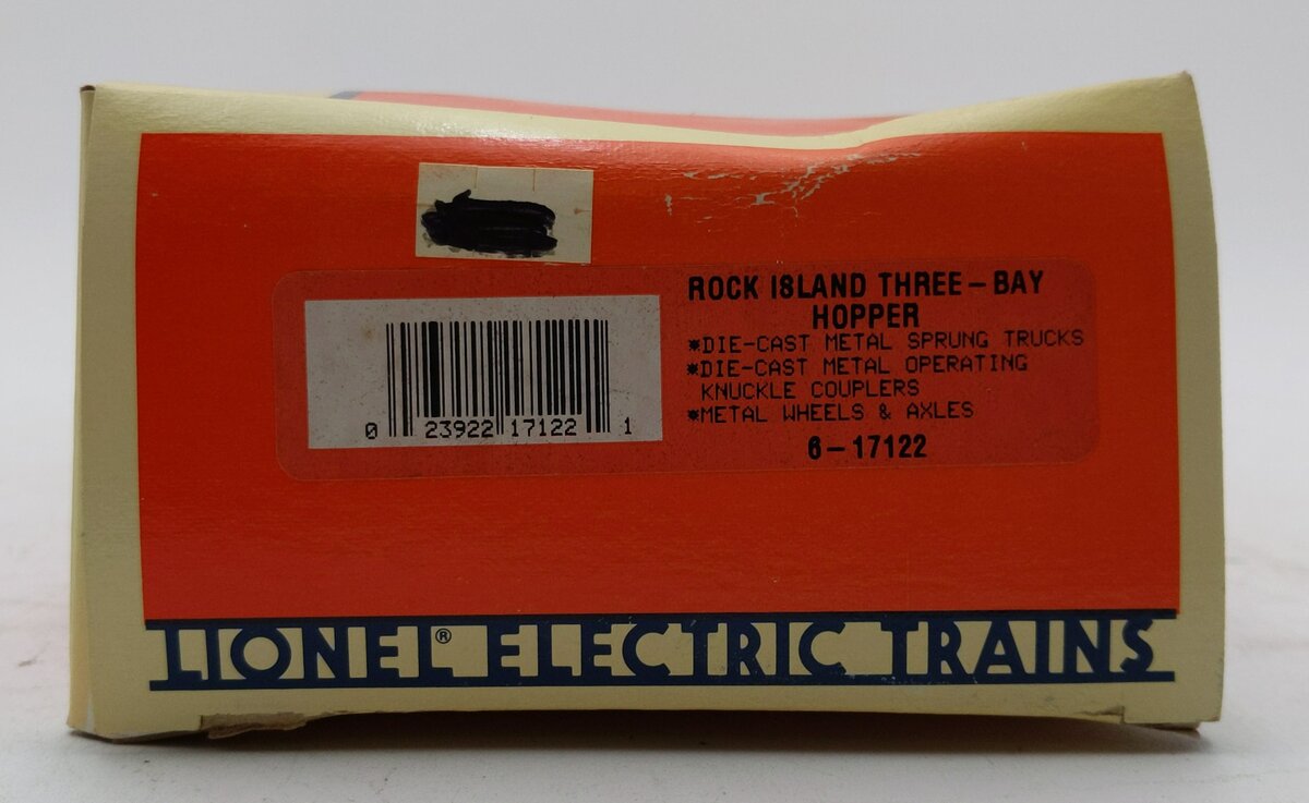 Lionel 6-17122 O Gauge Rock Island 3-Bay ACF Hopper #800200 LN/Box
