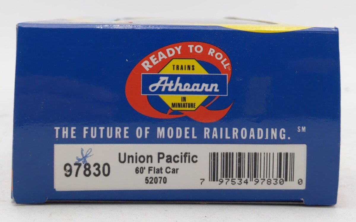 Athearn 97830 HO Scale Union Pacific 60' Flat Car #52070