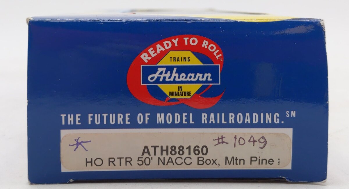 Athearn 88160 HO Mountain Pine Lumber NACC RTR 50' Box Car # 1049