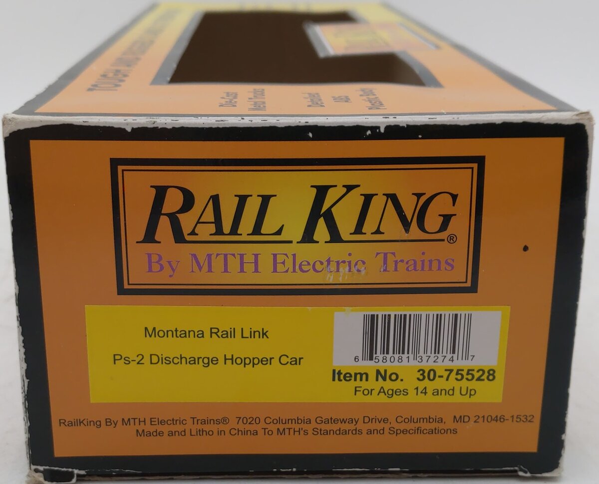 MTH 3075528 MRL PS-2 Discharge Hopper Car