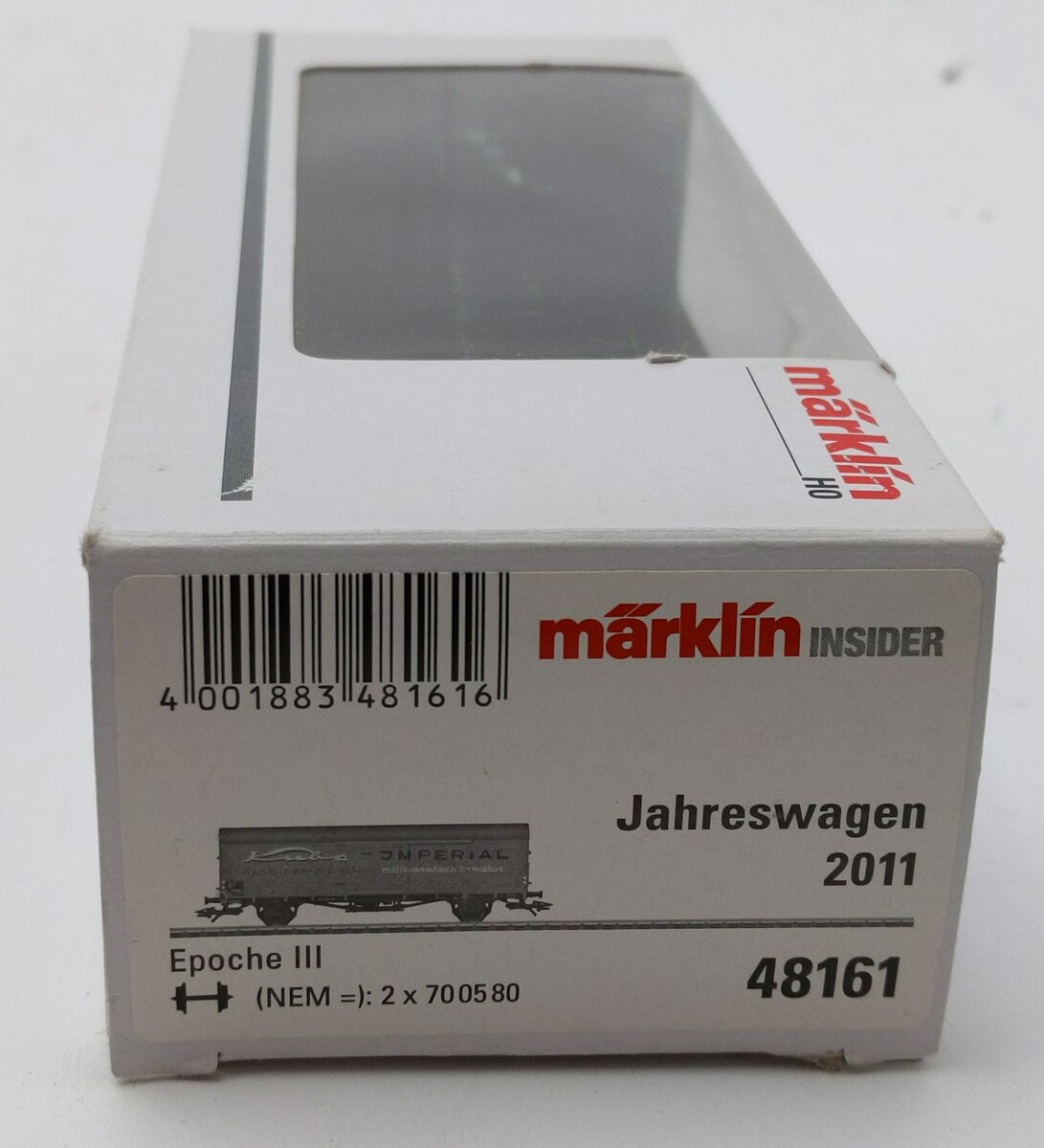Marklin 48161 HO Scale Kuba-Imperial 2011 Insider Annual Car EX/Box