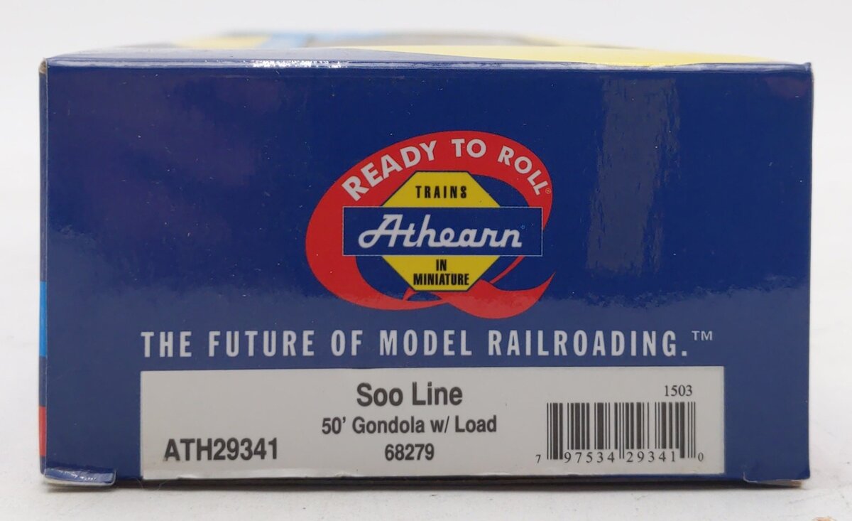 Athearn 29341 HO Soo Line 50' Gondola with Canisters Load #68279