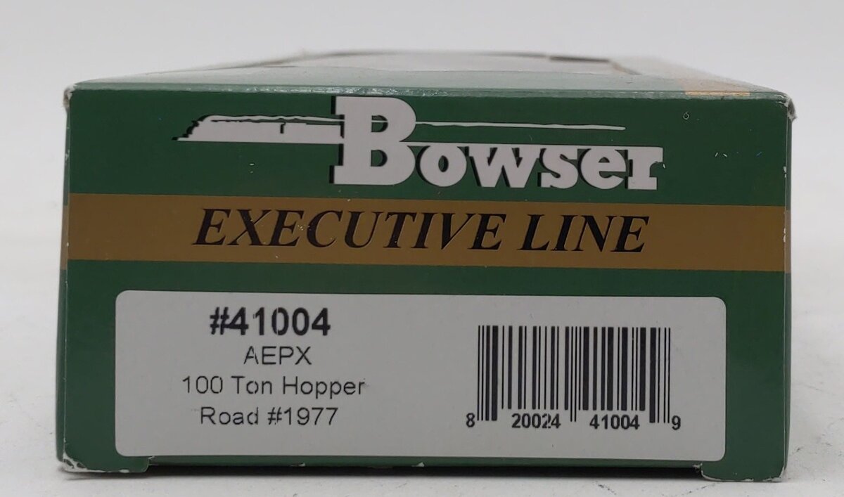 Bowser 41004 HO AEPX 100-Ton 3-Bay Open Hopper Executive Line #1977