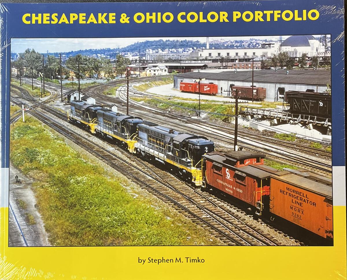 Chesapeake & Ohio Color Portfolio Paperback Book By Stephen M. Timko. MT
