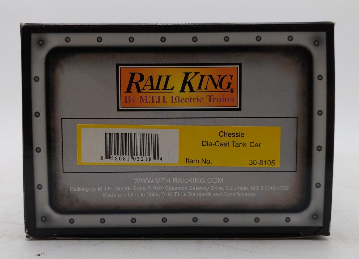 MTH 30-8105 O Chessie Single Dome Tank Car #4382 LN/Box