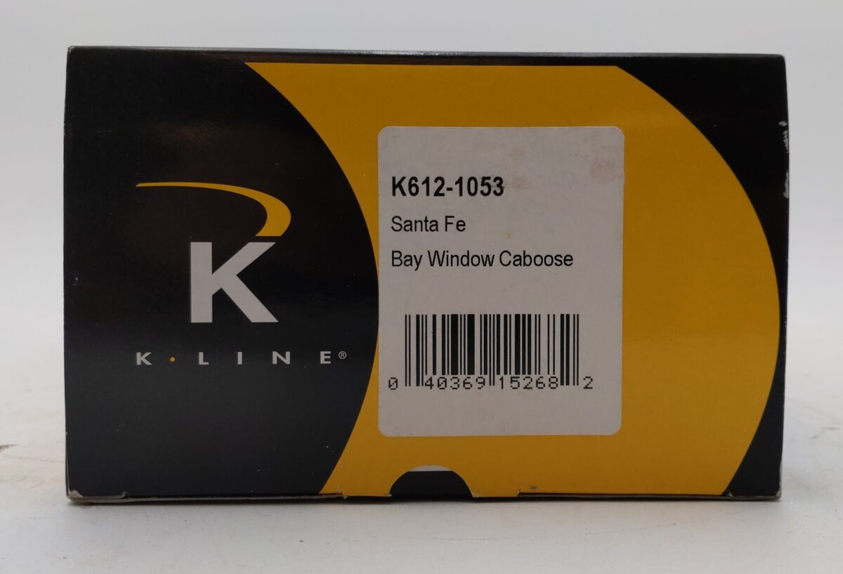 K-Line K612-1053 O Gauge Santa Fe Bay Window Caboose #6516 LN/Box