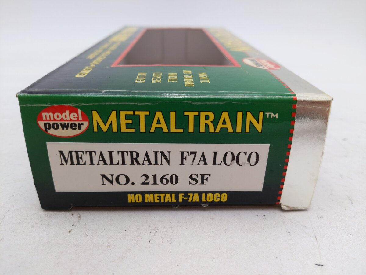 Model Power 2160 HO Scale ATSF F7 Diesel Locomotive #330 LN/Box