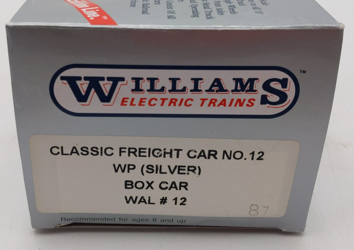 Williams WAL 12 O Gauge WP Classic Freight Car LN/Box