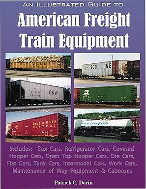 An Illustrated Guide to American Freight Train Equipment Paperback Book MT