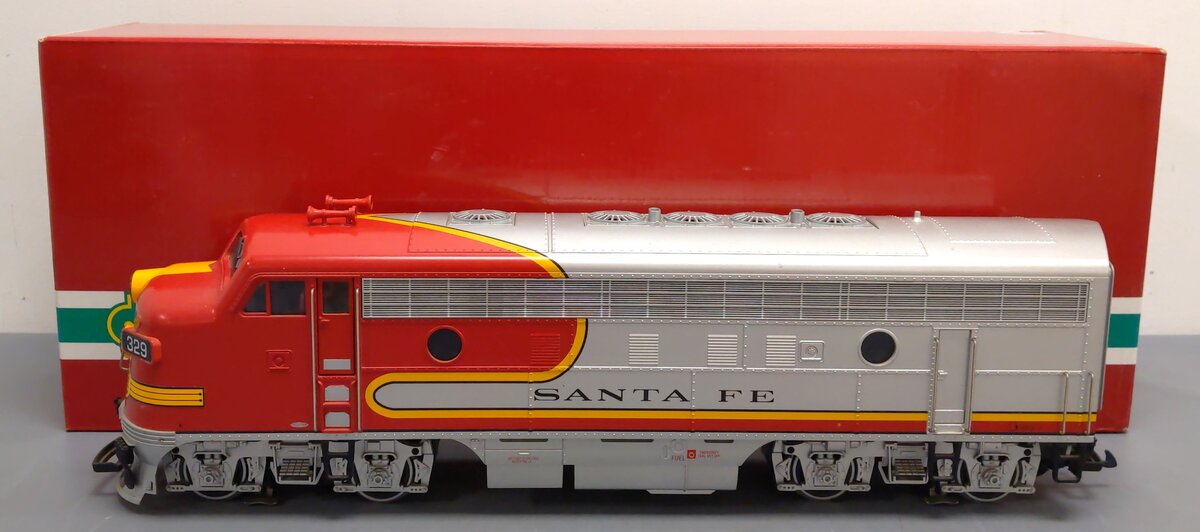 LGB 20570 G Scale Santa Fe EMD F7 Diesel Locomotive #329 EX LGB 20570 G Scale Santa Fe EMD F7 Diesel Locomotive #329 EX