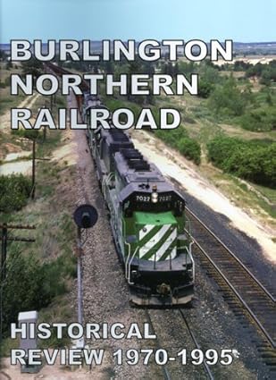 Burlington Northern Railroad Hardcover Book By Robert C. Del Grosso EX
