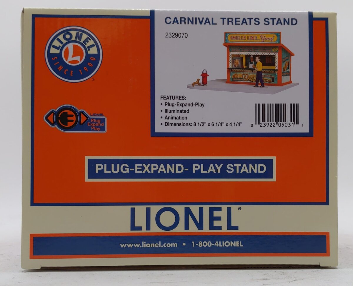 Lionel 2329070 O Assembled Carnival Treats Stand
