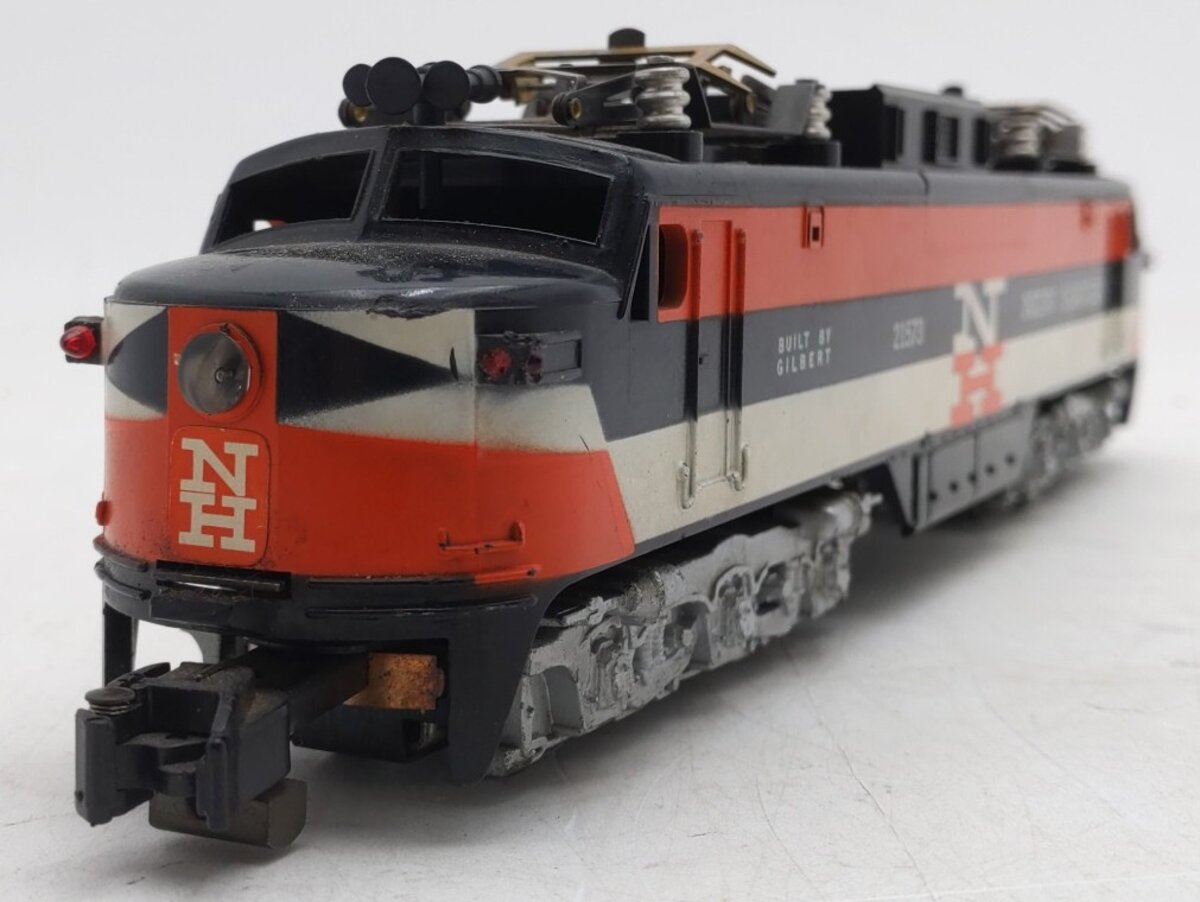 American Flyer 21573 Vintage S New Haven Flat Black Electric Locomotive VG