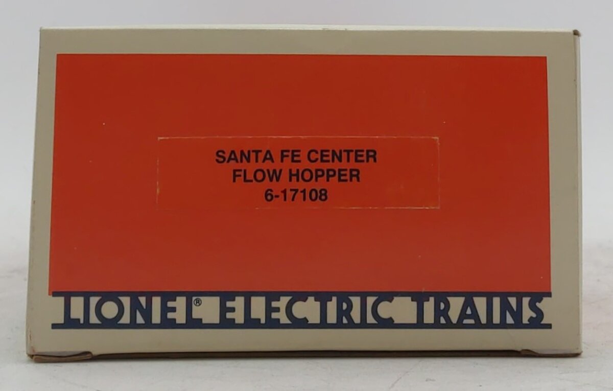 Lionel 6-17108 O gauge Santa Fe Center Flow Hopper Car #17108 LN/Box