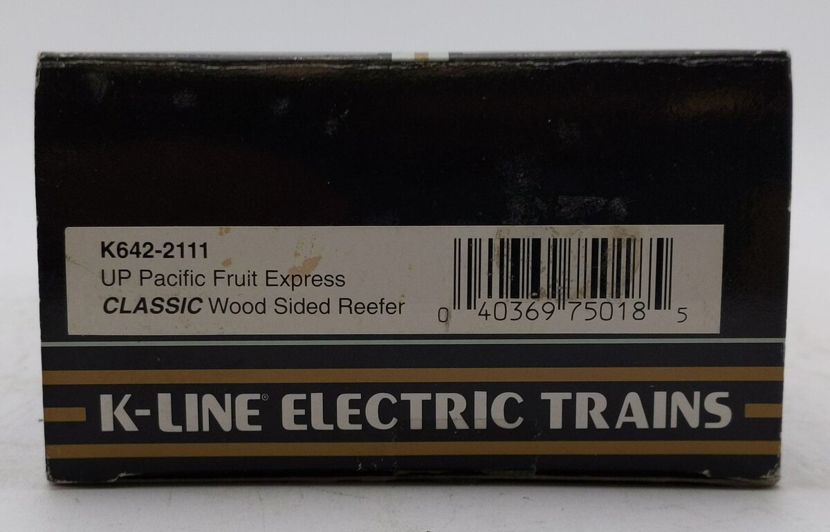 K-Line K642-2111 Fruit Express Classic Wood Sided Reefer #6422111 LN/Box
