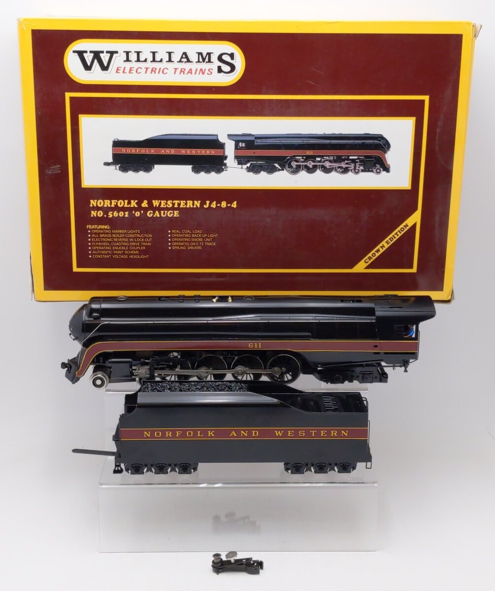 Williams 5601 O Gauge N&W BRASS 4-8-4 J Class Steam Engine