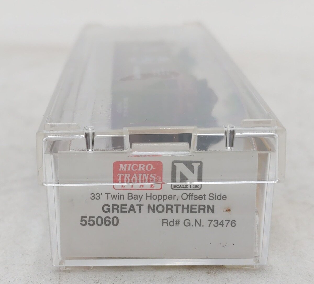 Micro-Trains 05500060 N Great Northern 33' Twin Bay Offset Side Hopper #73476