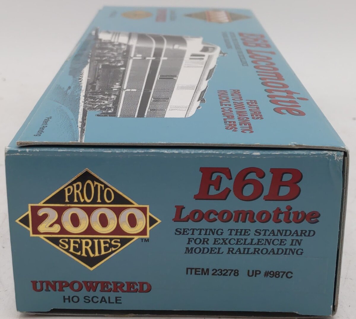Proto 2000 23278 HO Union Pacific E6 B-Unit Non-Powered Diesel Locomotive #987C LN/Box