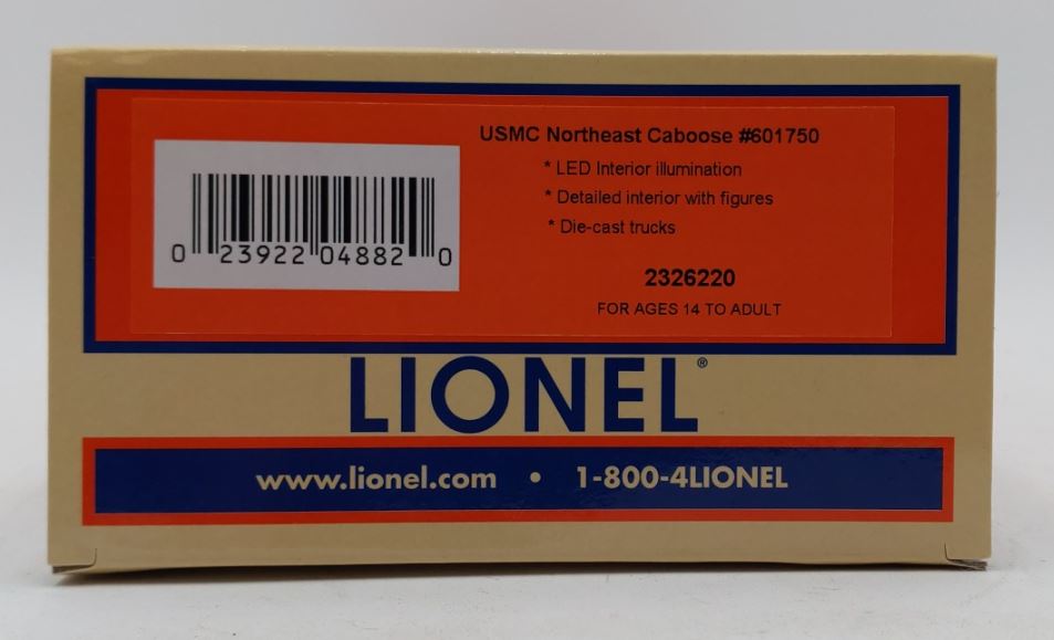 Lionel 2326220 O United States Marine Corps Northeast Caboose #601750