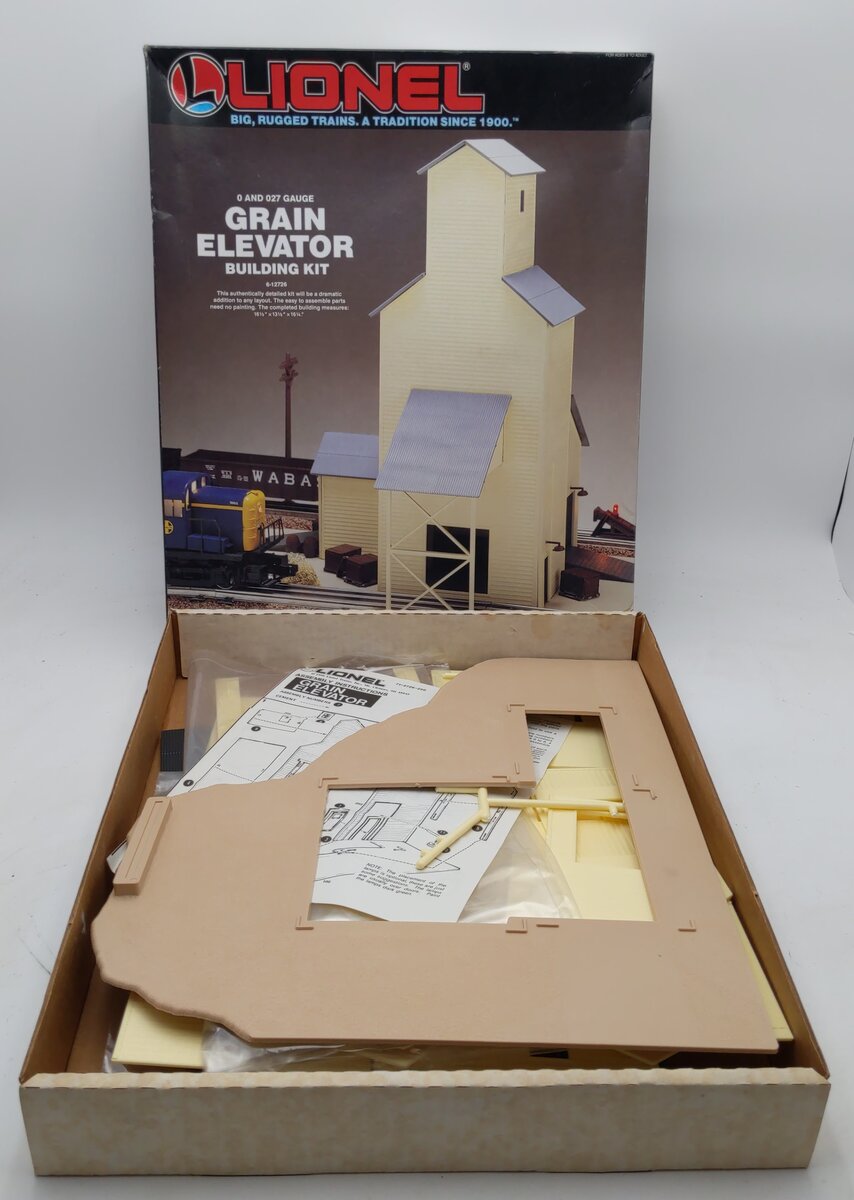 Lionel 6-12726 O / 027 Scale Grain Elevator Measures Building Kit NIB