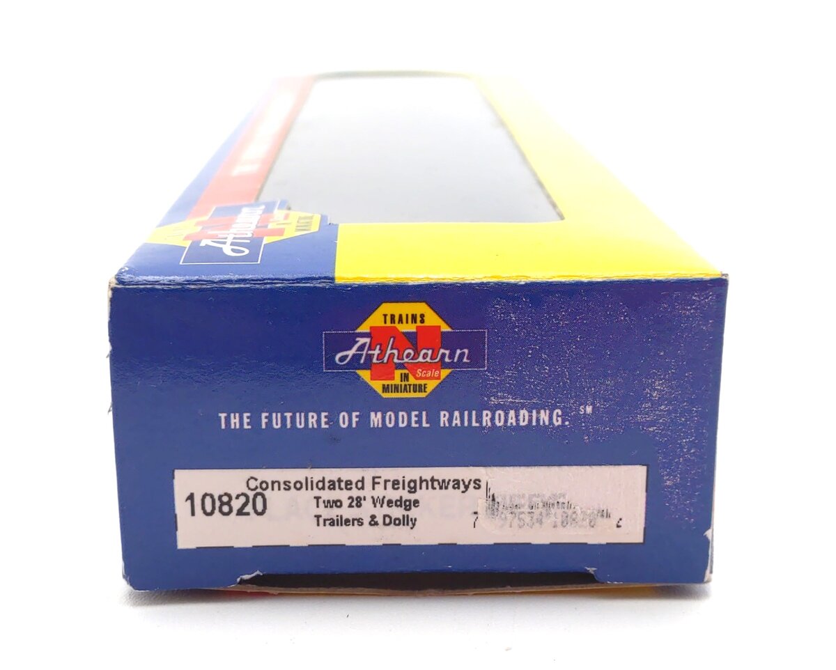 Athearn 10820 N Consolidated Freightways 28' Trailer with Dolly (2)