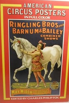 American Circus Posters Paperback Book by Charles Philip Fox EX