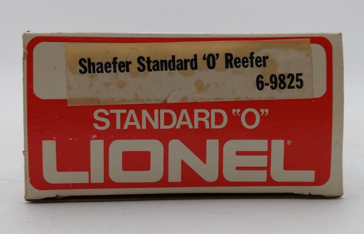 Lionel 6-9825 O Gauge Schaefer Reefer Car #9825 LN/Box