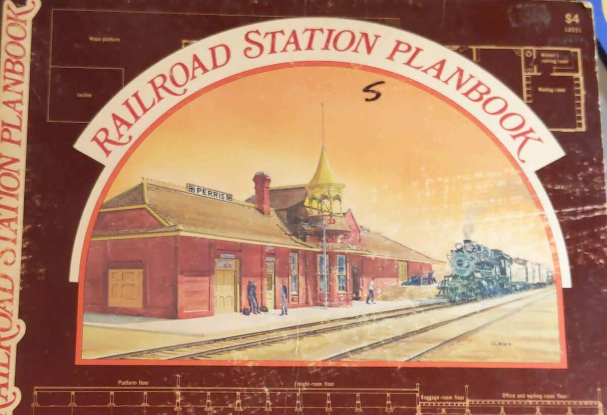 Railroad Station Planbook Paperback Book By Harold A. Edmonson, Richard V. F... VG