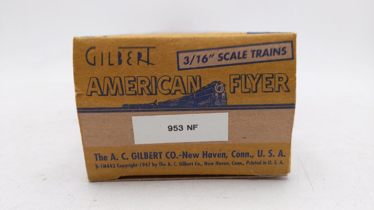 American Flyer 953 Vintage S Heavyweight Combo Car w/o Silhouettes/Box