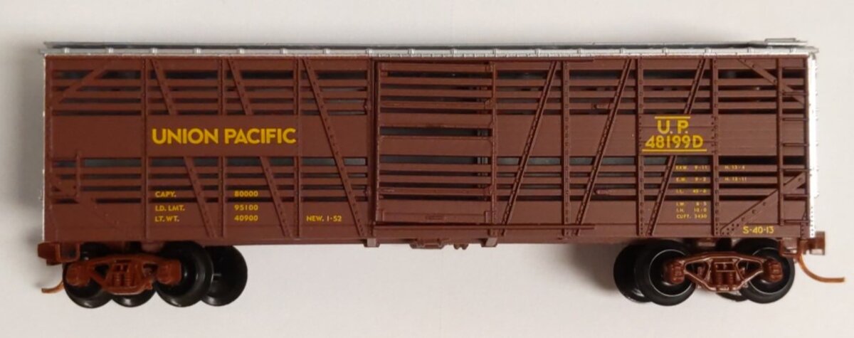 Micro-Trains 03500120 N Union Pacific 40' Despatch Stock Car #48199D