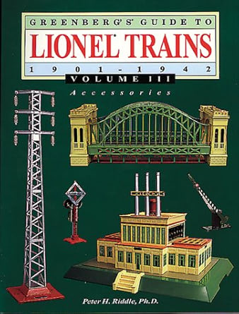 Greenberg's Guide to Lionel Trains, 1901-1942 Paperback Book By Peter H. Riddle EX