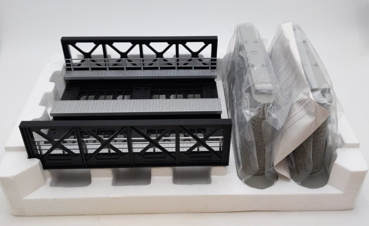 MTH 40-1112 O 2-Track Black Girder Bridge