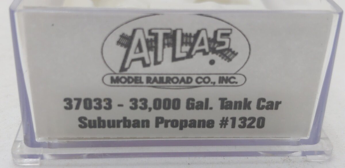 Atlas 37033 N Scale Suburban Propane Tank Car #1320