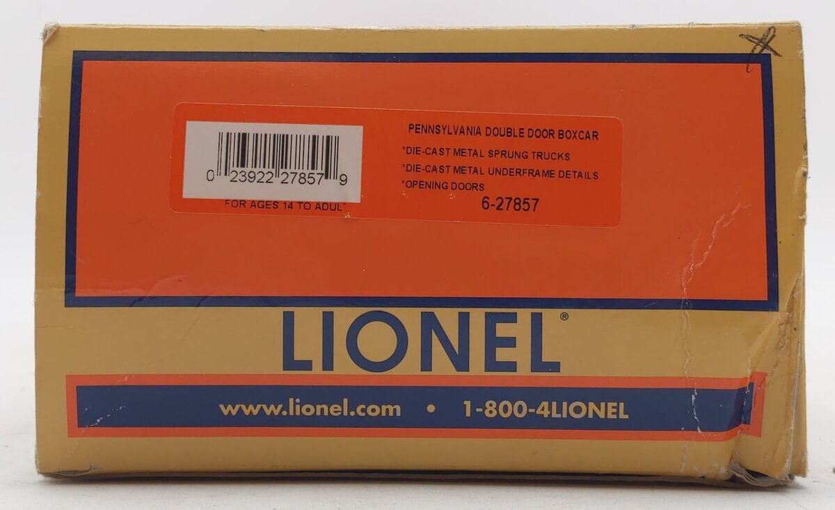 Lionel 6-27857 Pennsylvania Railroad Double-Door Boxcar #81919 with End Doors