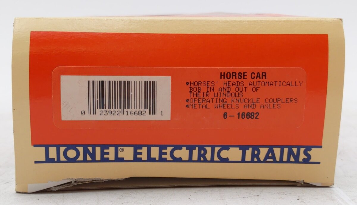 Lionel 6-16682 O Gauge Lionelville Farms Stock Car LN/Box
