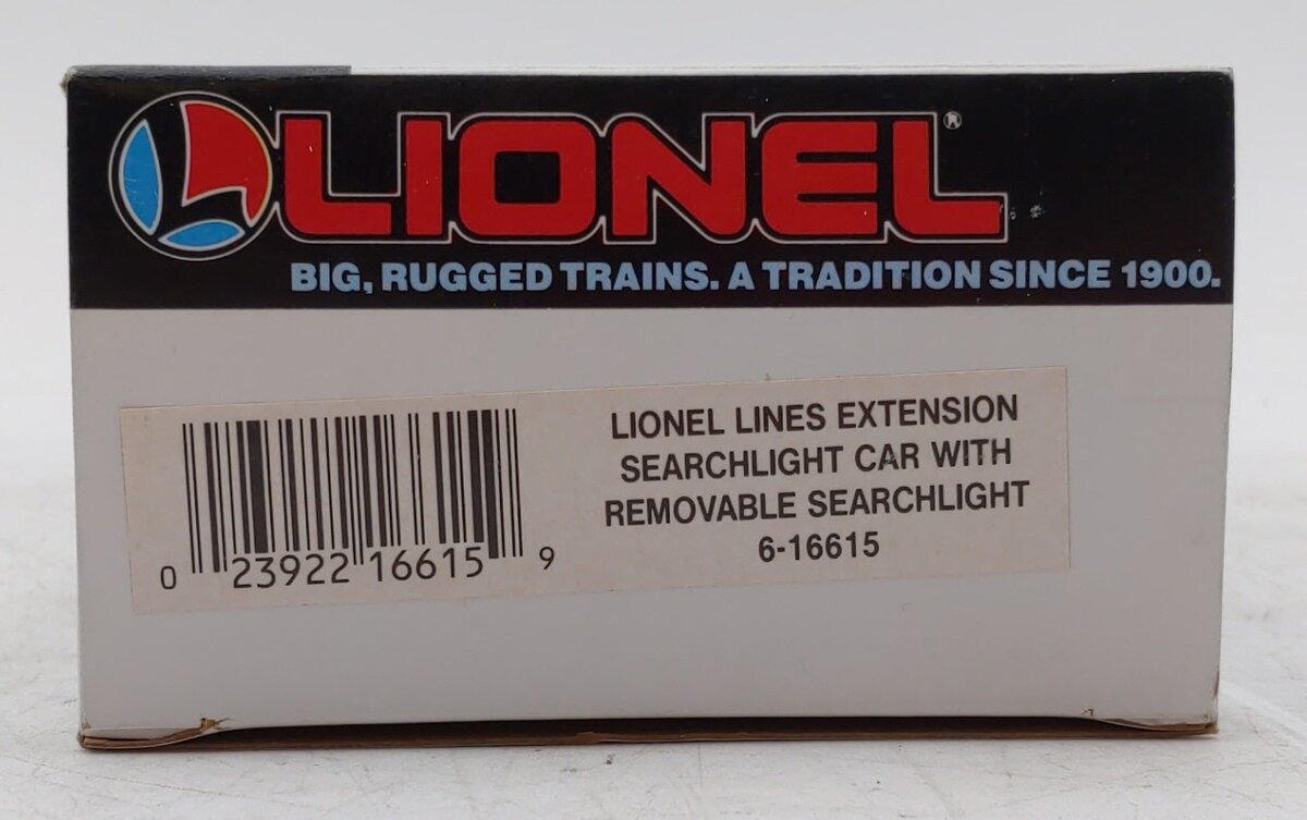 Lionel 6-16615 O Gauge Lionel Lines Extension Searchlight Car with Searchlight