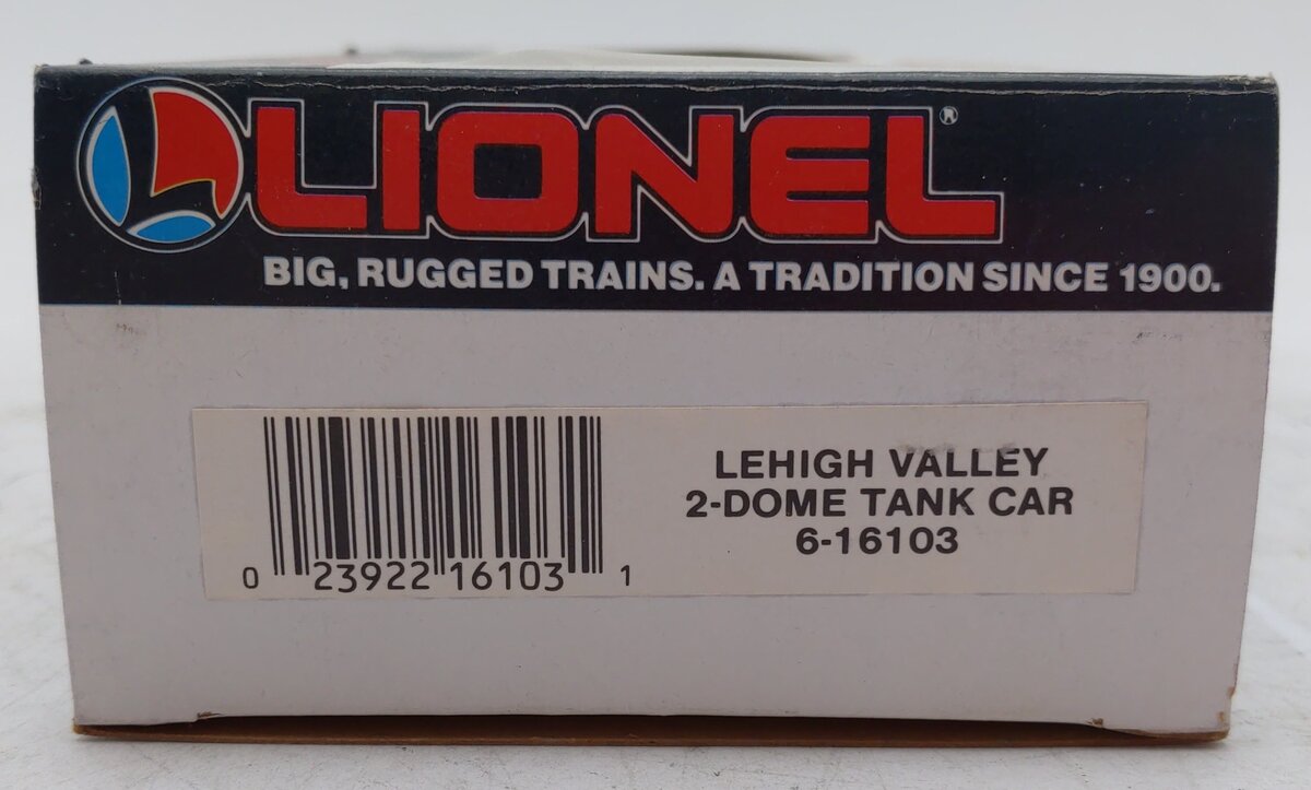 Lionel 6-16103 O Gauge Lehigh Valley Tank Car #16103 LN/Box