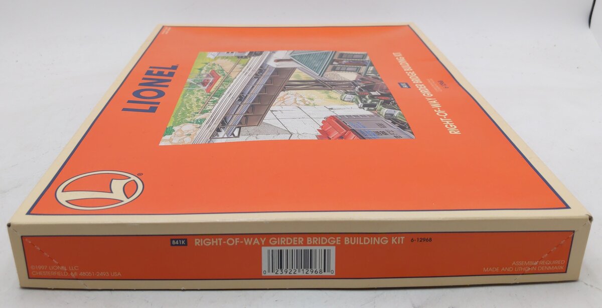 Lionel 6-12968 O Right-Of-Way Girder Bridge Building Kit LN/Box