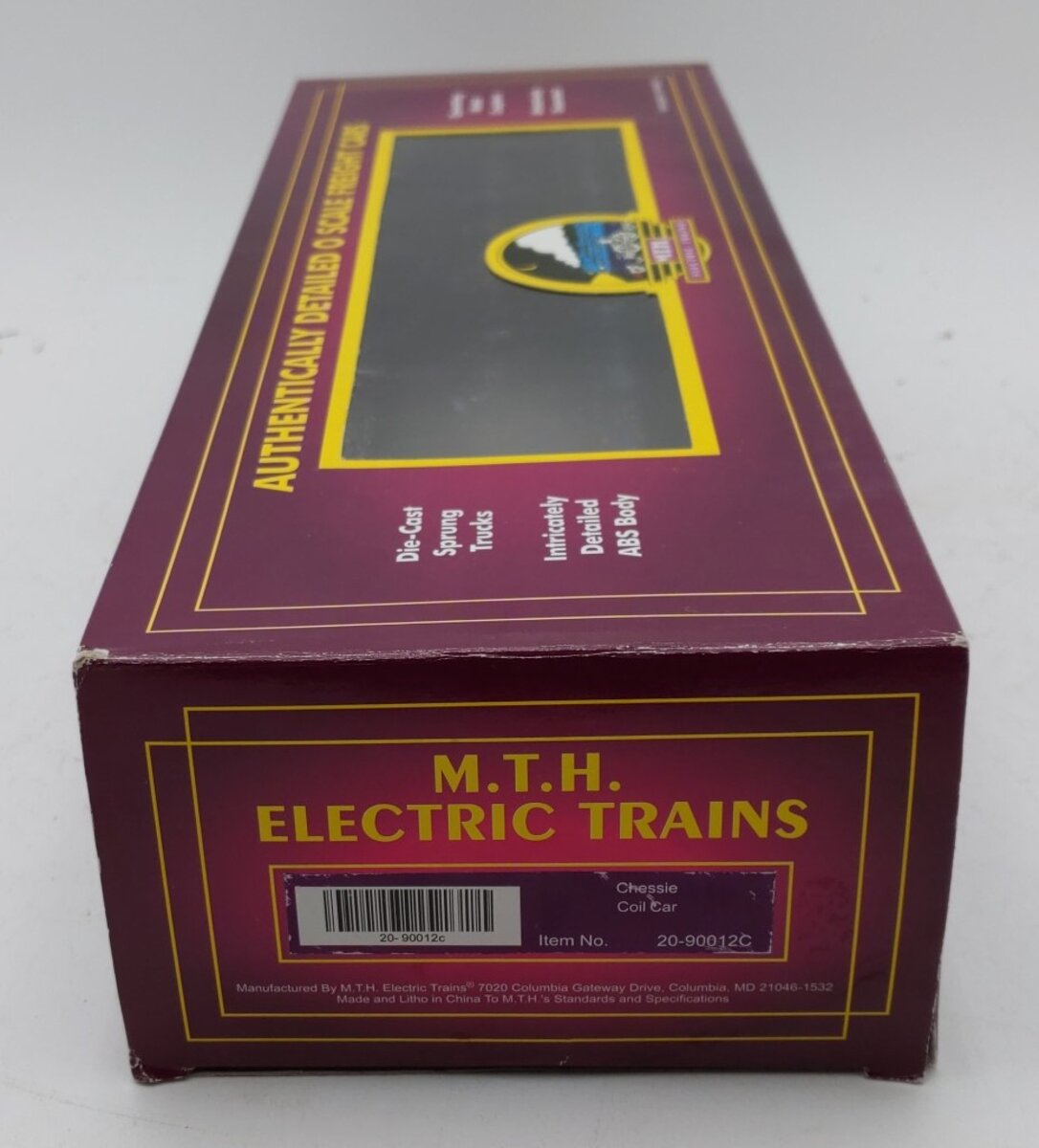 MTH 20-90012C O Gauge Chessie Coil Car #306910 LN/Box