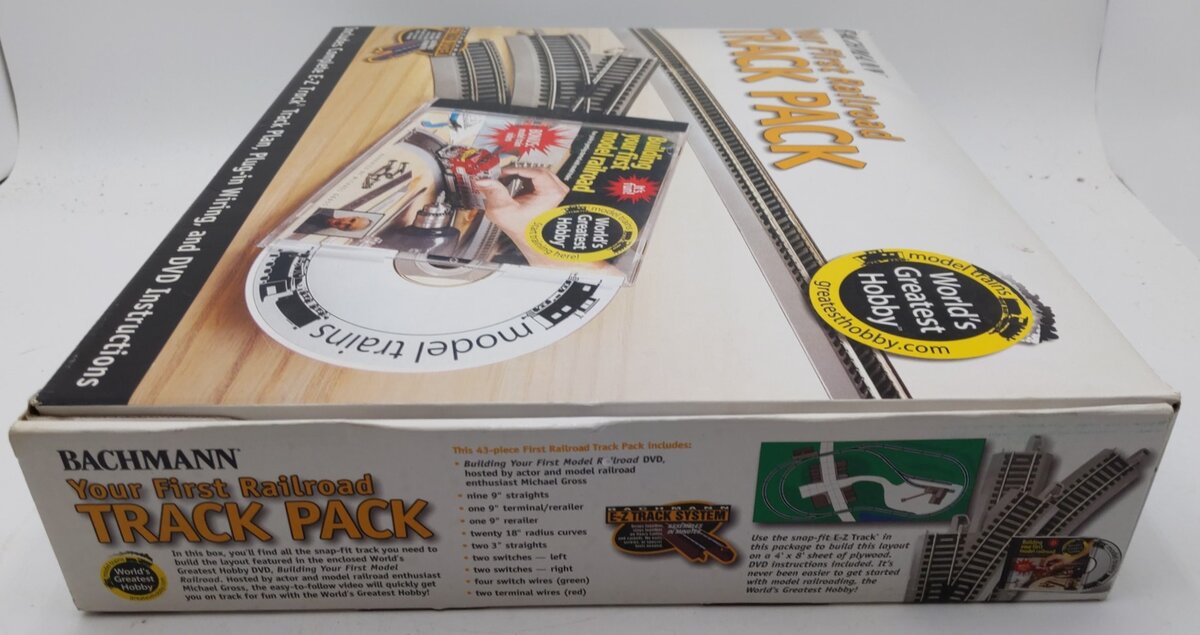 Bachmann 44596 HO Nickel Silver Your First Railroad EZ-Track Expansion Pack
